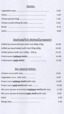 Menu photo 1 Restaurante Mili Nazaré, 10 Menu photo 1 Restaurante Mili Nazaré, 10