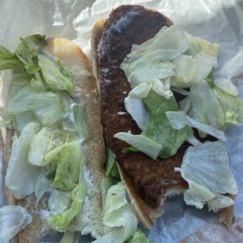 Burger King - a sandwich with lettuce and meat - Burgers Near Me - Mcgregor, Texas