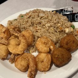 The Krab Hut Fort Myers - Fried shrimp and fried rice