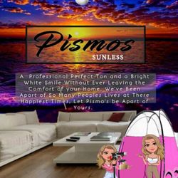 Pismo's Sunless Tan - PISMO'S COMES TO YOU, ANYWHERE! FOR THE SAFTY AND MOST COMFORTABLE CLIENT EXPERIENCE POSABLE.