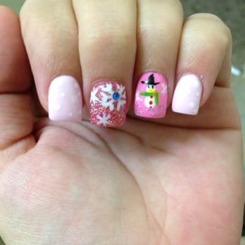 Crystal's Nails & Spa - Love my Christmas nails. Love the salon And all the lovely nail techs there.. - Nail Salons Near Me - Lakeside, California