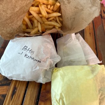 Golden Burger - What $38 will get you! French Fries, 2 bacon burger! - Burgers Near Me - Long Beach, California Golden Burger - What $38 will get you! French Fries, 2 bacon burger! - Burgers Near Me - Long Beach, California