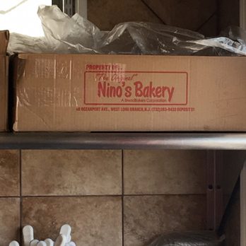 Nino's Bakery - a box on top of a shelf - Bakeries Near Me - West Long Branch, New Jersey Nino's Bakery - a box on top of a shelf - Bakeries Near Me - West Long Branch, New Jersey
