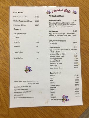 Menu photo 2 Linda's Place High Wycombe, BKM