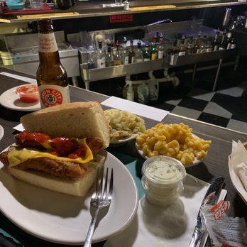 Emil's Lounge - Jr fish sandwich with all the fixing's... slaw, Mac & Cheese, Haulski... gotta love it! - New American Near Me - Rankin, Pennsylvania