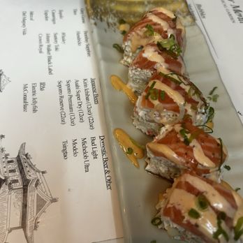 Hanami AYCE Sushi - Riceless Honeymoon roll - Japanese Near Me - Austin, Texas