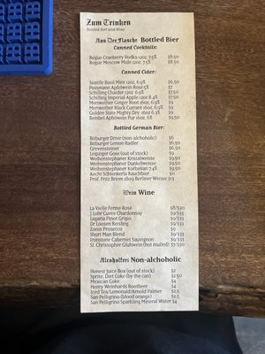 Menu photo 2 Prost! Boise Boise, ID
