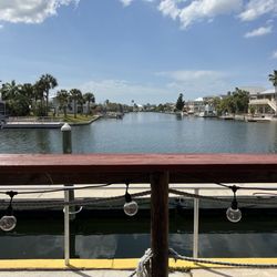 Hernando Beach Tropical Grille - View from deck seating