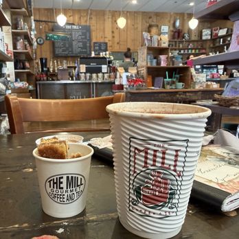 The Mill Coffee &Tea - A picture of the store, my coffee cake, sample, and my mocha cappuccino. - Coffee & Tea Near Me - Lincoln, Nebraska The Mill Coffee &Tea - A picture of the store, my coffee cake, sample, and my mocha cappuccino. - Coffee & Tea Near Me - Lincoln, Nebraska