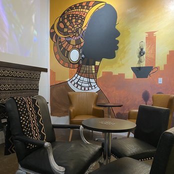 Halisi Africa - Indoor cafe seating area - Cafes Near Me - Tallahassee, Florida Halisi Africa - Indoor cafe seating area - Cafes Near Me - Tallahassee, Florida