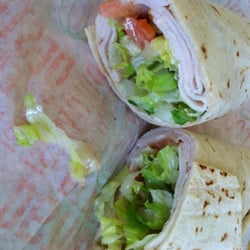 Tropical Smoothie Cafe - Totally Turkey (comes with chips or fruit).