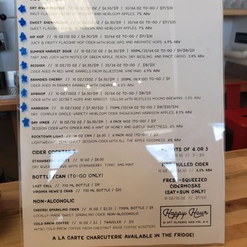 Sage Bird - Menu - Cideries Near Me - Harrisonburg, Virginia Sage Bird - Menu - Cideries Near Me - Harrisonburg, Virginia