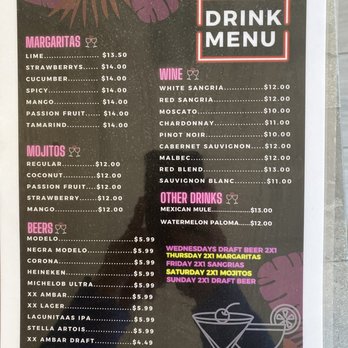 El Molcajete Mexican Restaurant - Drink menu - Mexican Near Me - Orlando, Florida El Molcajete Mexican Restaurant - Drink menu - Mexican Near Me - Orlando, Florida