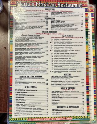 Menu photo 3 Maria's Mexican Melissa, TX