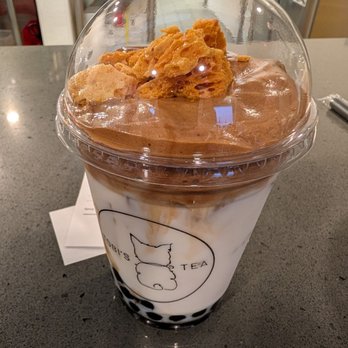 Tobi’s Tea - Dalgona Honeycomb Toffee Latte - Bubble Tea Near Me - Lynnwood, Washington Tobi’s Tea - Dalgona Honeycomb Toffee Latte - Bubble Tea Near Me - Lynnwood, Washington
