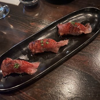 SUSHI DOKKU Japanese Restaurant - A5 wagyu nigiri - Sushi Bars Near Me - Chicago, Illinois