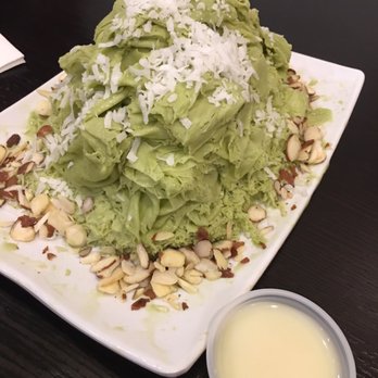 Dzert - Green tea with coconut, almond, and condense milk - Coffee & Tea Near Me - Buena Park, California
