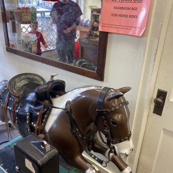Vidler's 5 & 10 - "Sandy" a dime a ride...only for the little kiddos. - Gift Shops Near Me - East Aurora, New York