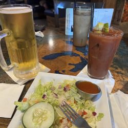 Coty's Landing - Bloody Mary which was really good and side salad