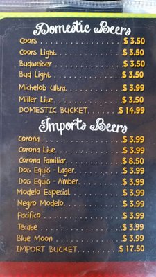 Menu photo 6 La Mission Peyton, CO