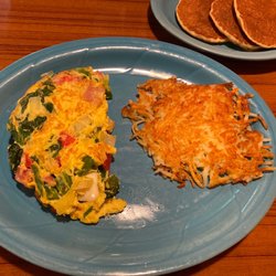 The R’s Diner - Fresh spinach omelette