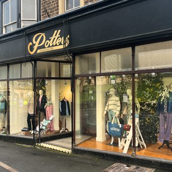 Potters of Buxton - Shop windows 2025 - Men's Clothing Near Me - Buxton, DBY Potters of Buxton - Shop windows 2025 - Men's Clothing Near Me - Buxton, DBY