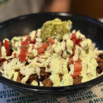 Nueva Cantina - Bowlrito with Pork Carnitas - Mexican Near Me - Clair-Mel City, Florida Nueva Cantina - Bowlrito with Pork Carnitas - Mexican Near Me - Clair-Mel City, Florida