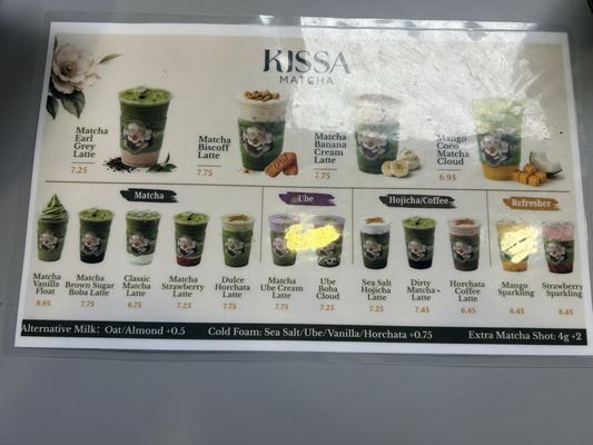 Menu photo 1 Kissa Matcha Grand Prairie, TX