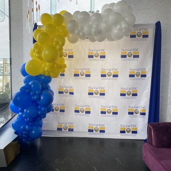 Fab Inspiration Events and Design - A backdrop install for Nor-Cal FDC Business Luncheon at Torch in downtown Oakland. - Party & Event Planning Near Me