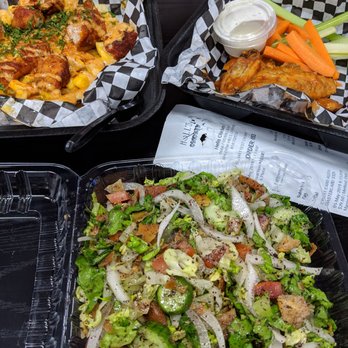 Hell’s Chicken - Loaded fries, wings, fatoush salad. - Chicken Shop Near Me - Los Angeles, California