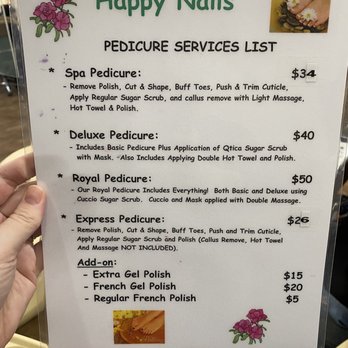 Happy Nails - Prices - Nail Salons Near Me - Westerville, Ohio Happy Nails - Prices - Nail Salons Near Me - Westerville, Ohio