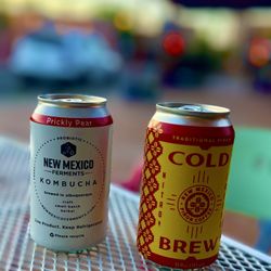 Old Town Kokopelli Cafe - Great selection of boutique drinks. Pictured: kombucha for today and coffee for the next morning.