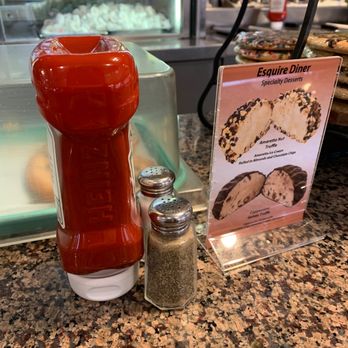 Esquire Diner - a pepper shaker and a pepper shaker - Diners Near Me - Ozone Park, New York