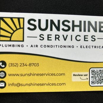 Sunshine Services - Plumbing Near Me - Gainesville, Florida