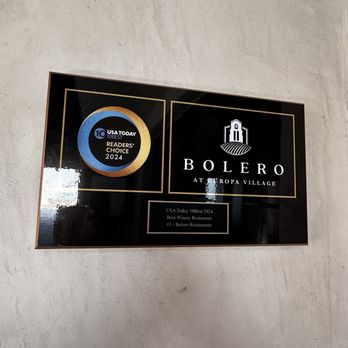 Bolero Restaurante - Congratulations - Tapas/Small Plates Near Me - Temecula, California Bolero Restaurante - Congratulations - Tapas/Small Plates Near Me - Temecula, California