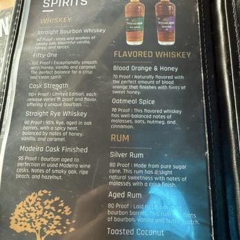 Tennessee Hills Distillery - Menu - Distilleries Near Me - Jonesborough, Tennessee