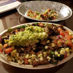Carne asada burrito bowl Carne asada burrito bowl