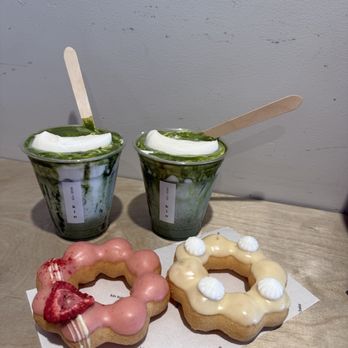Kin Bakeshop - Matcha Einspanner and daily flavor specials. - Donuts Near Me - Santa Barbara, California Kin Bakeshop - Matcha Einspanner and daily flavor specials. - Donuts Near Me - Santa Barbara, California