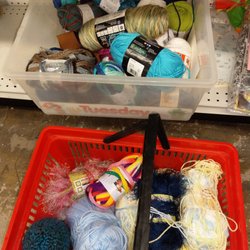 Goodwill - They don't get yarn very often but when they do I'm happy.