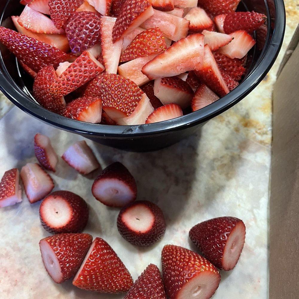 Thacker Berry Farms - Red exteriors, but completely white inside and sour. - Fruits & Veggies Near Me - Palos Verdes, California