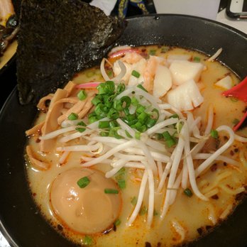 Ramen101 - Seafood . This is the only bowl that comes with a whole egg. Others are either half an egg or no egg at all. - Ramen Near Me - San Leandro, California Ramen101 - Seafood . This is the only bowl that comes with a whole egg. Others are either half an egg or no egg at all. - Ramen Near Me - San Leandro, California