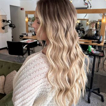 Echo Salon - Grand Rapids - Barbara did these 24" extensions - Hair Salons Near Me - Grand Rapids, Michigan