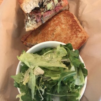 Hand And Foot - Salmon melt with greens. - Bars Near Me - Corning, New York