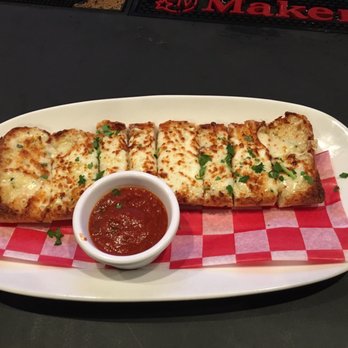 Giordano's - Cheesy Bread, too much parsley! - Pizza Near Me - Chicago, Illinois
