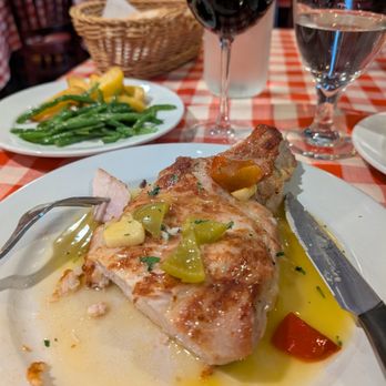 Trattoria Tra di Noi - Pork Chop vinegar peppers - Italian Near Me - Bronx, New York