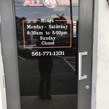 All 4 Tires - Hours of operation - Tires Near Me - Boca Raton, Florida