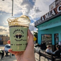 Matcha horchata latte Matcha horchata latte