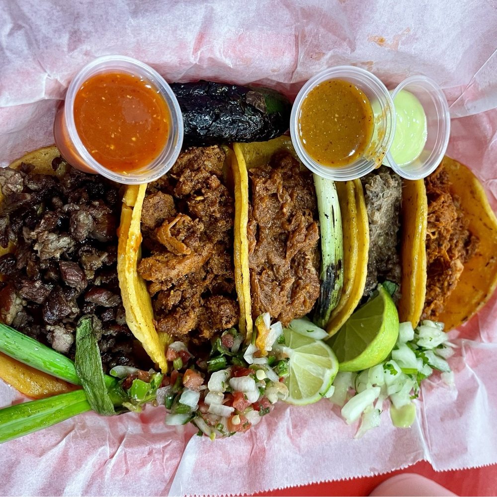 Taco Central - all 5 tacos: carne asada, al pastor, birria, cabeza, chicken tinga - Tacos Near Me - Phoenix, Arizona Taco Central - all 5 tacos: carne asada, al pastor, birria, cabeza, chicken tinga - Tacos Near Me - Phoenix, Arizona