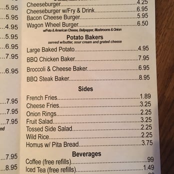 Wagon Wheel - a menu for a restaurant - New American Near Me - Bessemer, Alabama Wagon Wheel - a menu for a restaurant - New American Near Me - Bessemer, Alabama