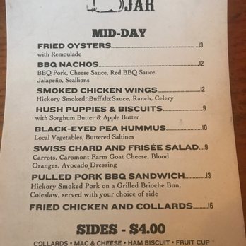 The Whiskey Jar - They also have an extensive whiskey menu and a nice selection of Va beers. - Southern Near Me - Charlottesville, Virginia The Whiskey Jar - They also have an extensive whiskey menu and a nice selection of Va beers. - Southern Near Me - Charlottesville, Virginia